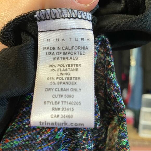 Trina Turk Space Dye Bodycon Mini Dress Medium - Picture 6 of 6